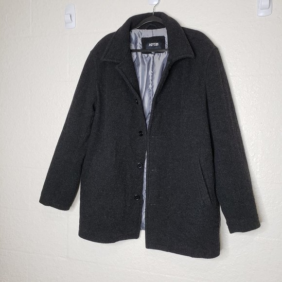 Apt. 9 Other - Apt. 9 Black Wool Pea Coat Size Large